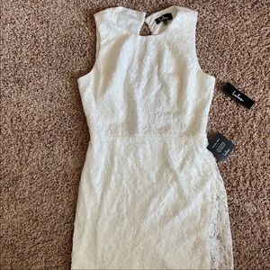 Lulus White Lace Bodycon Dress